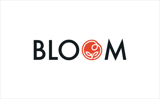 BLOOM品牌設計機構圓形花朵標志設計