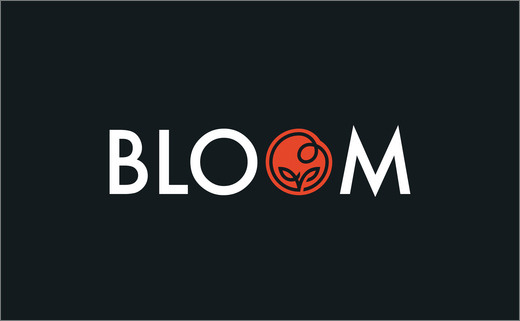 BLOOM品牌設計機構圓形花朵標志設計