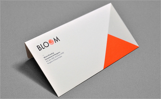 BLOOM品牌設計機構圓形花朵標志設計與三角色塊品牌vi形象設計
