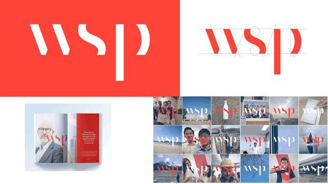 文字商標(biāo)logo-WSP（全球?qū)I(yè)顧問(wèn)服務(wù)公司集團(tuán)）logo設(shè)計(jì)