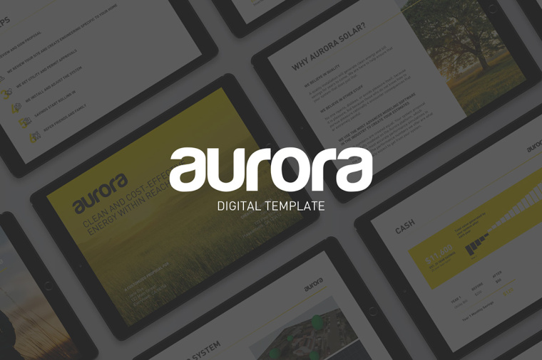 AURORA 太陽能公司PPT演示模板設(shè)計(jì)-上海品牌設(shè)計(jì)公司