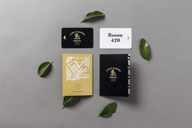 獅子花園酒店獅子標志設計品牌VI設計