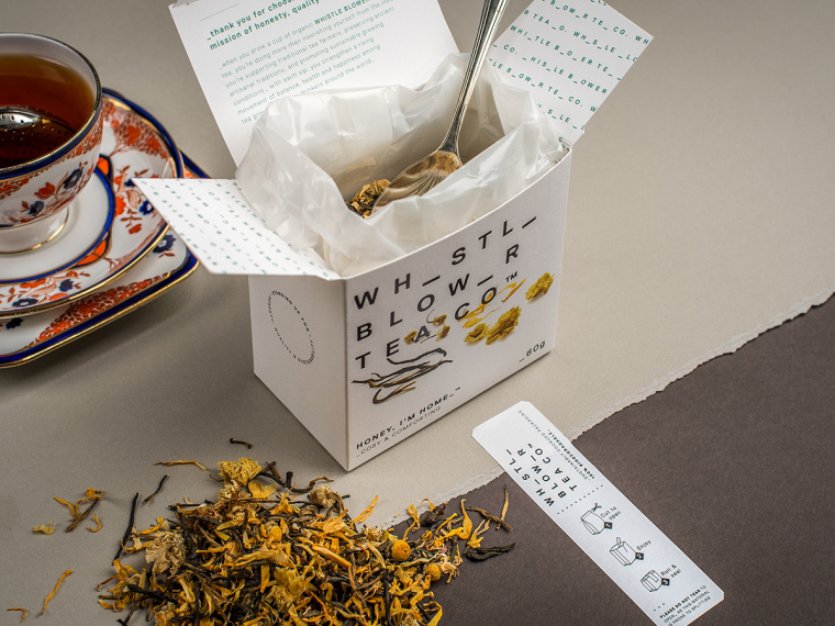 Whistle Blower Tea Co.的茶葉包裝設(shè)計-上海包裝設(shè)計公司