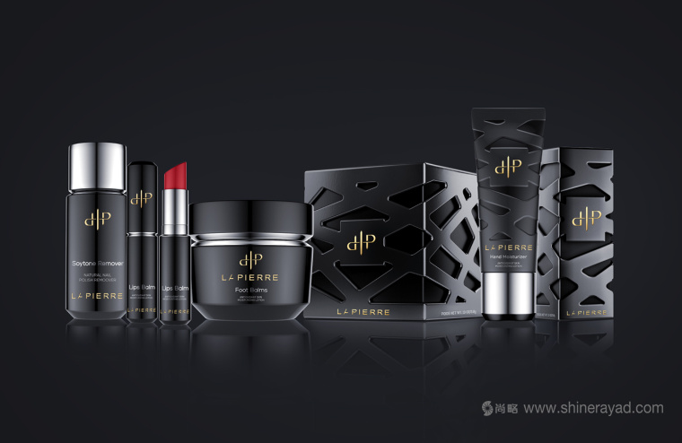 LaPierre 指甲油品牌logo設(shè)計(jì)與浮雕風(fēng)格包裝設(shè)計(jì)-上海化妝品logo設(shè)計(jì)公司-上海包裝設(shè)計(jì)公司