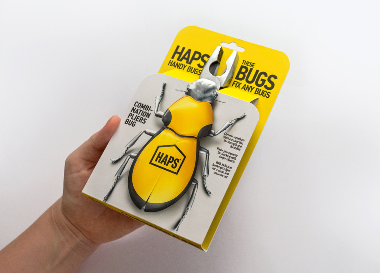Handy Bugs五金工具昆蟲產品造型創意設計與包裝設計-上海包裝設計公司