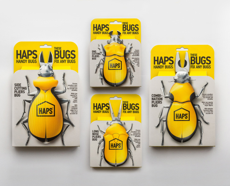 Handy Bugs五金工具昆蟲產品造型創意設計與包裝設計-上海包裝設計公司