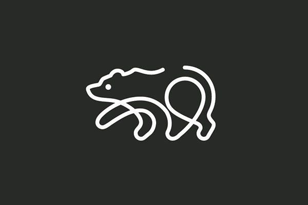 1.單線線條logo設計-2017年10個最受歡迎的或即將到來的logo設計趨勢-上海logo設計公司