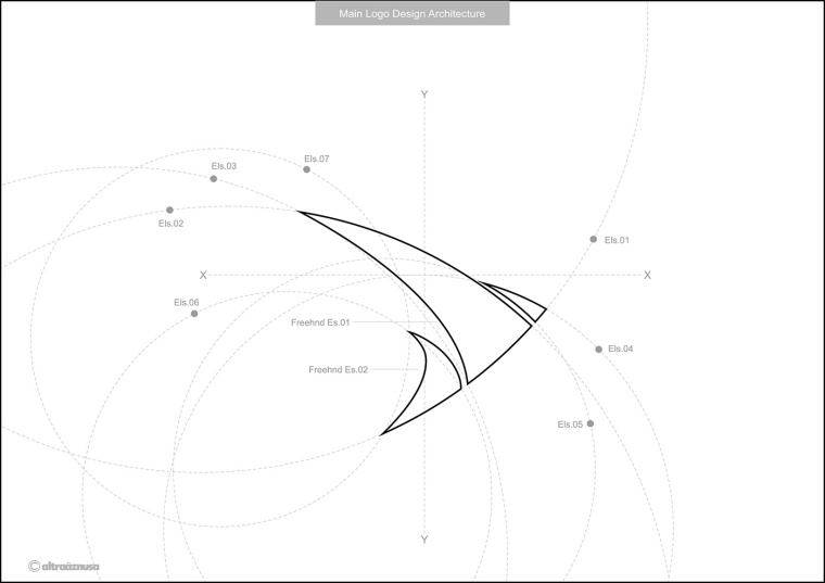 SKY INDONESIA航空公司箭鳥logo設(shè)計(jì)-logo標(biāo)準(zhǔn)化制圖設(shè)計(jì)