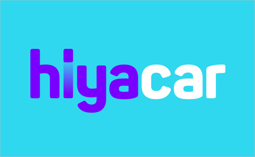 Hiyacar汽車共享平臺品牌形象設計-logo設計VI設計，完美的動態多彩漸變風格