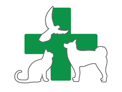 綠十字獸醫標志設計