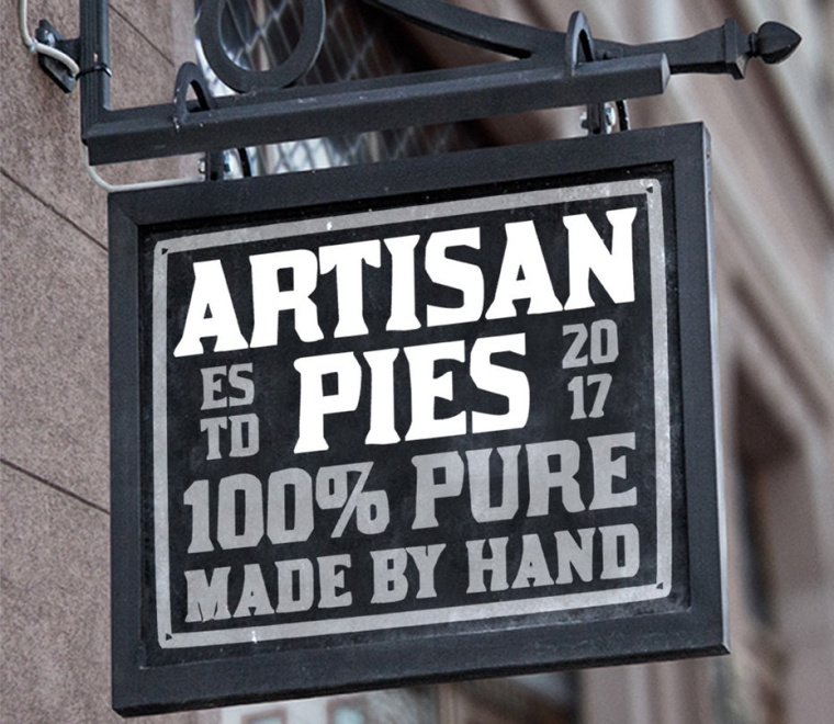 上海標志設計公司-Artisan Pies標志設計