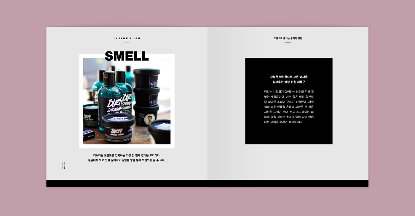 “方形”元素LUSH 糕點罐頭美食學(xué)校畫冊設(shè)計－上海畫冊設(shè)計公司