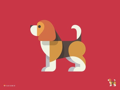 小獵犬logo設計