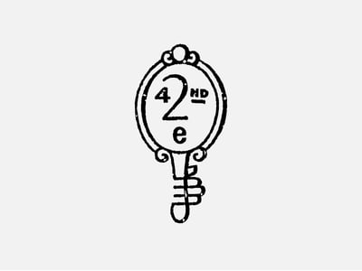 繪制鏡子加文字的沙龍logo設(shè)計(jì)-上海logo設(shè)計(jì)公司