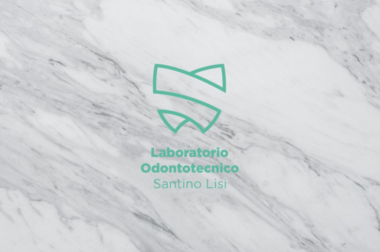 上海標志設計公司-抽象線條 Santino Lisi 牙醫品牌標志設計