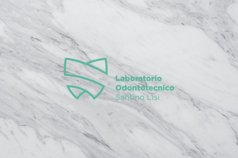 上海標志設計公司-抽象線條 Santino Lisi 牙醫品牌標志設計