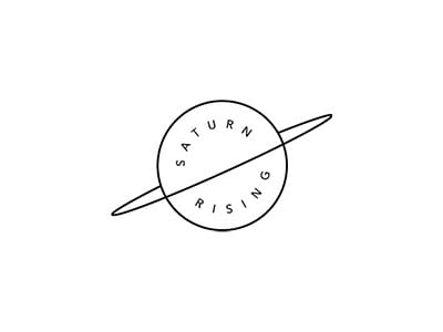 線條行星logo設計