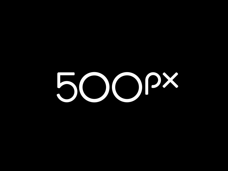 500pX 攝影圖片分享社區網站logo動畫特效GIF-上海logo設計公司