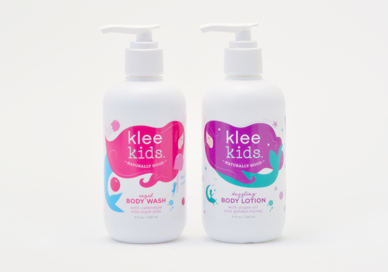 Klee kids 嬰兒護膚品包裝設計-上海母嬰嬰童包裝設計公司