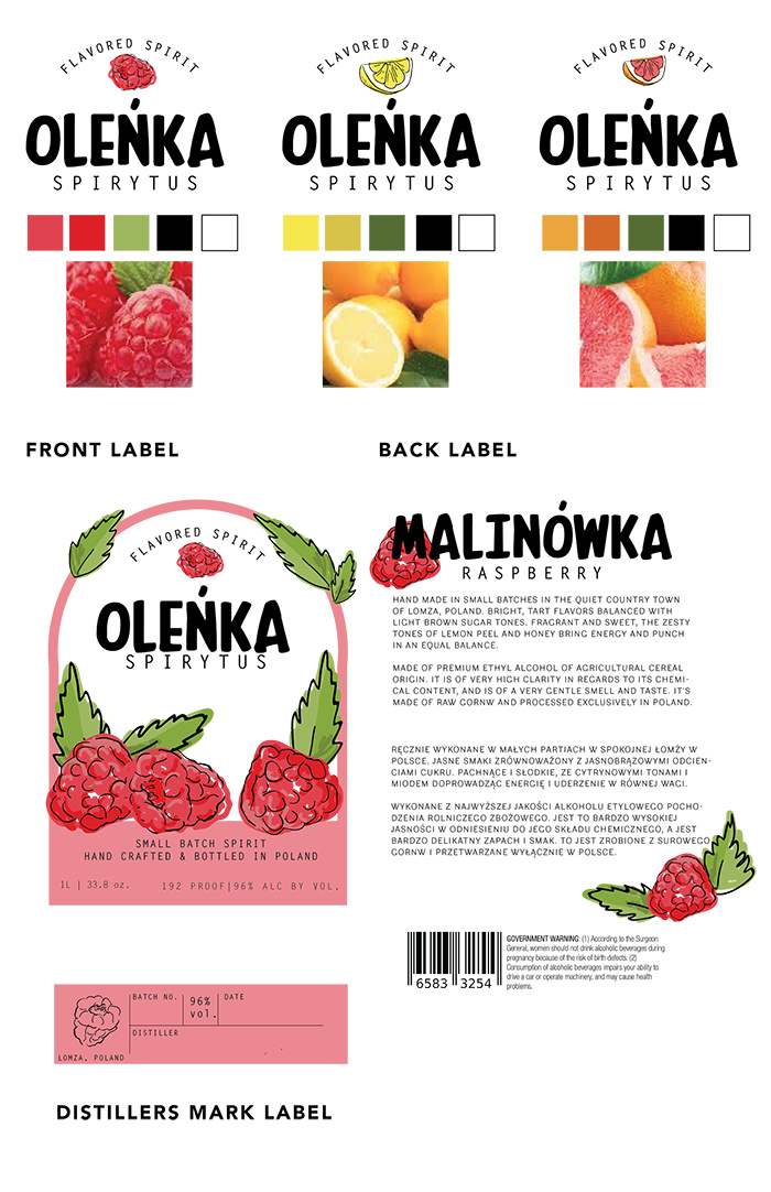 OLENKA 水果味伏特加酒果酒概念品牌包裝設計插畫設計-上海包裝設計公司 OLENKA 水果味伏特加酒果酒概念品牌包裝設計插畫設計-上海包裝設計公司