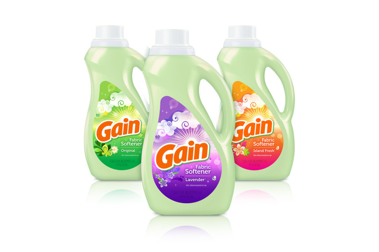 Gain洗衣液包裝設計-上海包裝設計公司