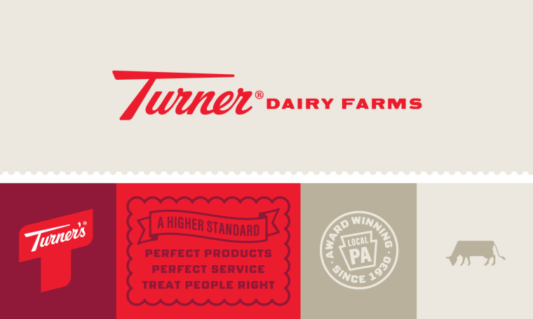 矢量插畫風格的Turner乳業農場牛奶包裝設計-上海包裝設計公司 矢量插畫風格的Turner乳業農場牛奶包裝設計-上海包裝設計公司