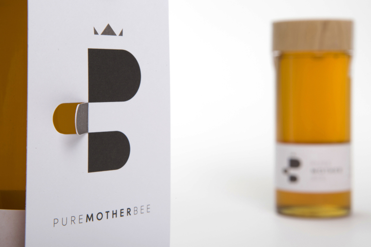 Pure Mother Bee 蜂蜜包裝設計-上海包裝設計公司