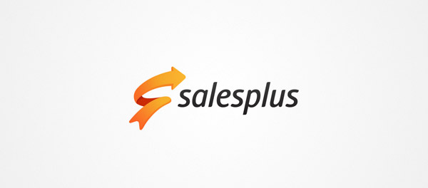 Salesplus螺旋標(biāo)志設(shè)計-上海標(biāo)志設(shè)計公司