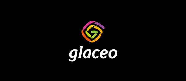 Glaceo螺旋標(biāo)志設(shè)計-上海標(biāo)志設(shè)計公司
