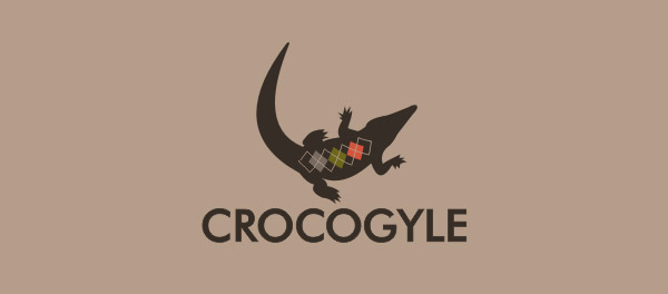 Crocogyle鱷魚標(biāo)志設(shè)計(jì)-上海標(biāo)志設(shè)計(jì)公司