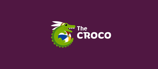 The Croco鱷魚標(biāo)志設(shè)計(jì)-上海標(biāo)志設(shè)計(jì)公司