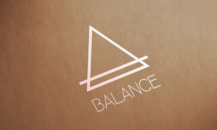 BALANCE天然有機草本精油與瑜伽健身器材標志設計-上海標志設計公司