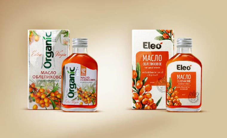 上海包裝設計公司尚略分享：Eleo 瓶裝植物油食用油包裝設計植物插畫版