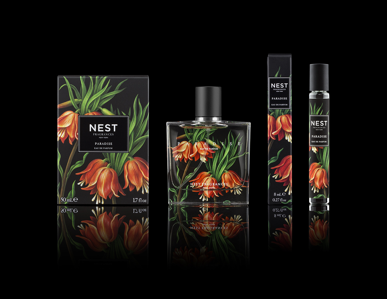 NEST香水花朵插畫風包裝設計-上海包裝設計公司