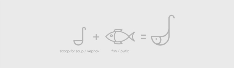 Chetverg - 魚日餐廳魚logo設計-上海餐飲品牌VI設計公司 Chetverg - 魚日餐廳魚logo設計-上海餐飲品牌VI設計公司