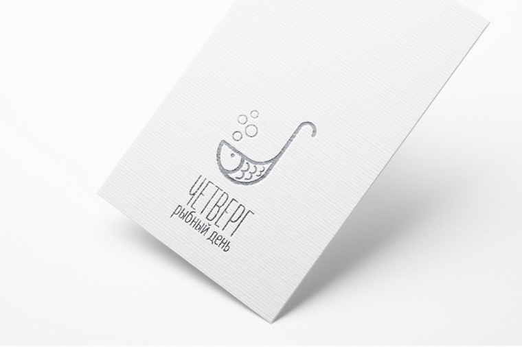 Chetverg - 魚日餐廳魚logo設計-上海餐飲品牌VI設計公司 Chetverg - 魚日餐廳魚logo設計-上海餐飲品牌VI設計公司