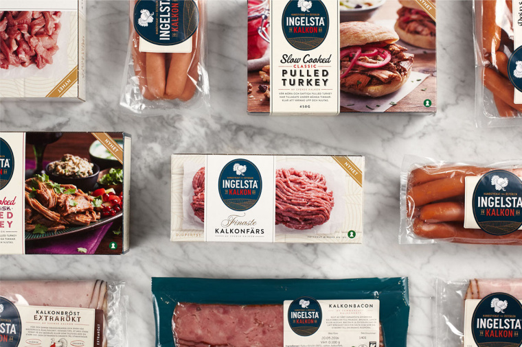 Ingelsta Kalkon 火雞肉及肉制品品牌logo設(shè)計(jì)包裝設(shè)計(jì)-上海品牌設(shè)計(jì)公司-上海包裝設(shè)計(jì)公司