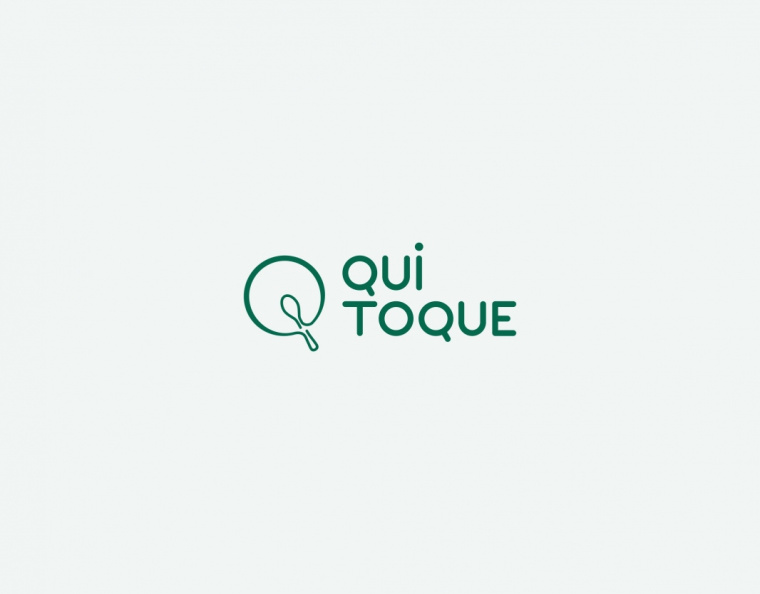 QUI TOQUE 外賣餐飲食材公司品牌logo設(shè)計--上海品牌設(shè)計公司