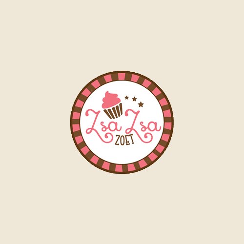 粉紅色的甜蜜糖果、食品或餐飲小吃logo設(shè)計(jì)-上海品牌logo設(shè)計(jì)公司