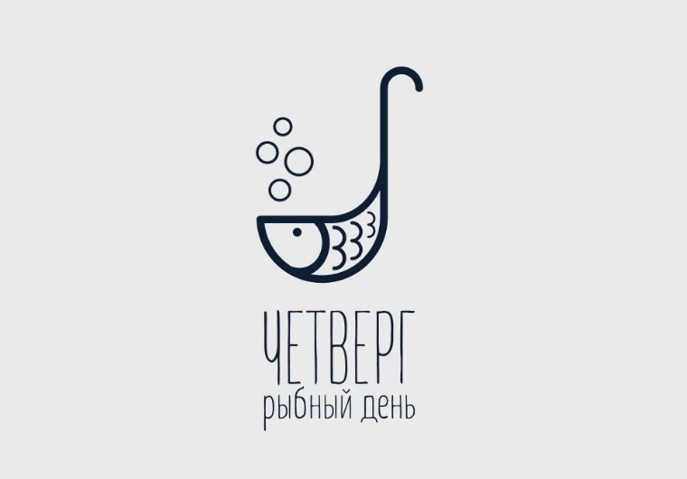 Chetverg - 魚日餐廳魚logo設計-上海品牌設計公司 Chetverg - 魚日餐廳魚logo設計-上海品牌設計公司