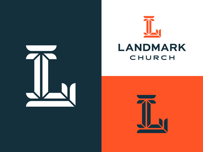 上海logo設計公司分享：40個創意純英文字母文字logo設計-L字母logo