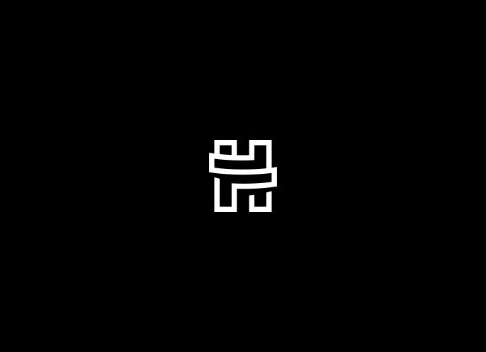 上海logo設計公司分享：2017年40個令人驚奇的Logo設計圖片欣賞-H字母擁抱logo