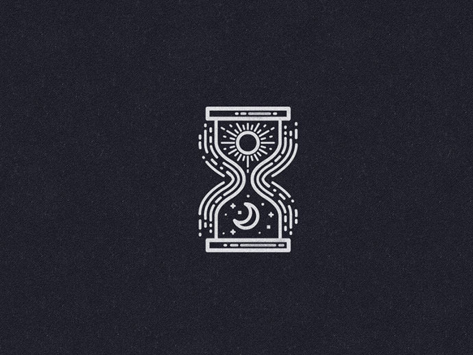 上海logo設計公司2016-2017年50個絕佳創意logo設計案例欣賞-沙漏時間logo