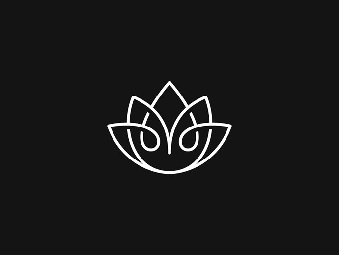 上海logo設計公司2016-2017年50個絕佳創意logo設計案例欣賞-花/貓頭鷹創意logo