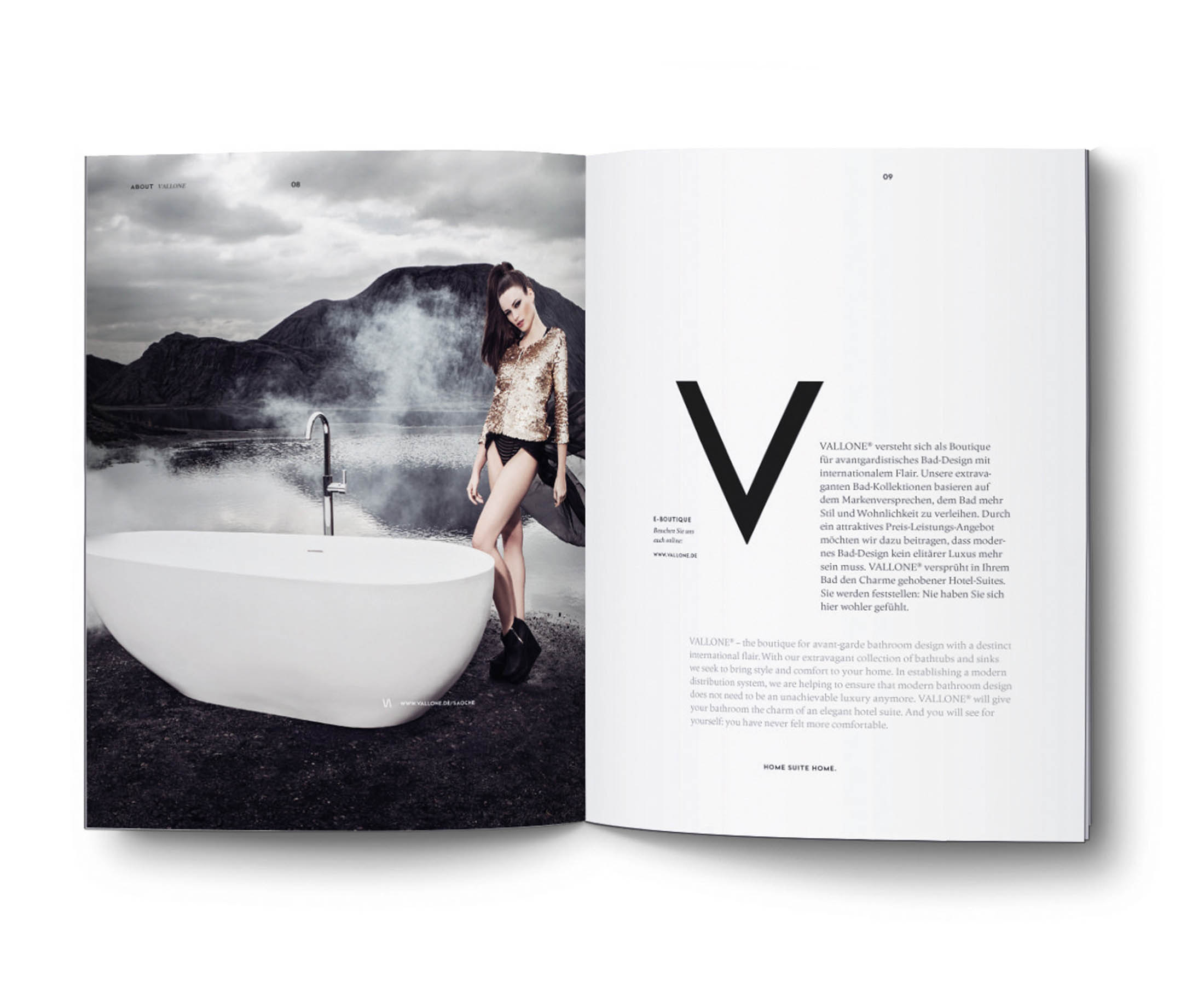 VALLONE 瓦隆衛浴產品宣傳畫冊設計-上海宣傳冊設計公司 m.jsxhyl.com.cn