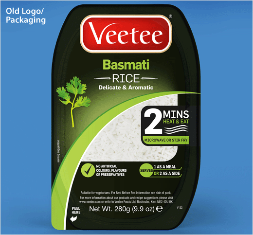 VeeTee 方便米飯便當品牌-過去的黑色老包裝