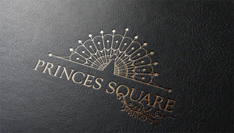 Princes 王子購(gòu)物中心商場(chǎng)孔雀logo設(shè)計(jì)品牌vi形象設(shè)計(jì)-上海vi設(shè)計(jì)公司