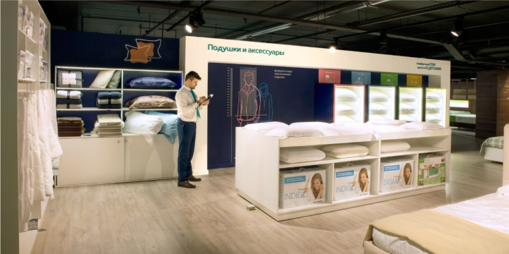 俄羅斯Askona 健康睡眠用品床墊和臥室家具品牌專賣店設計-上海品牌設計公司 俄羅斯Askona 健康睡眠用品床墊和臥室家具品牌專賣店設計-上海品牌設計公司