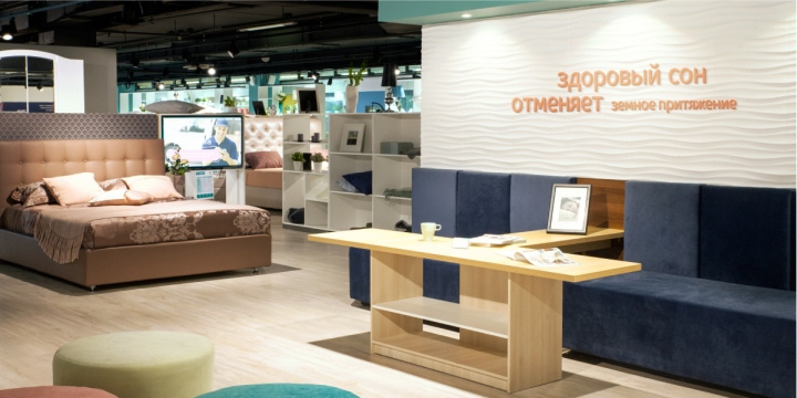 俄羅斯Askona 健康睡眠用品床墊和臥室家具品牌專賣店設計-上海品牌設計公司 俄羅斯Askona 健康睡眠用品床墊和臥室家具品牌專賣店設計-上海品牌設計公司