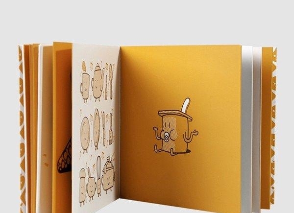 上海畫冊設計公司分享食品橙色畫冊設計，體驗不一般的視覺感受